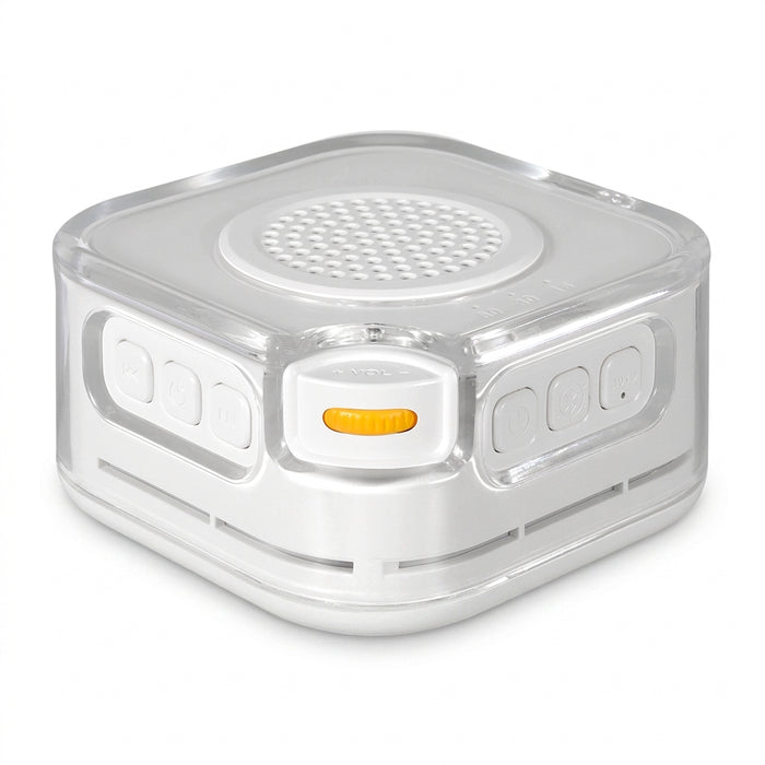 White Noise Machine with Bluetooth Speaker and Night Light — Sleep Aid for Babies & Adults