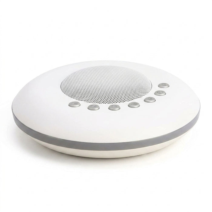 Portable Baby White Noise Machine — 28 Soothing Sounds, USB‑C Rechargeable, Timer & Memory