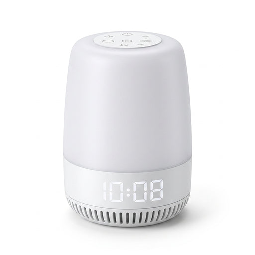 White Noise Machine with Night Light — Portable USB Rechargeable, 19 Soothing Sounds