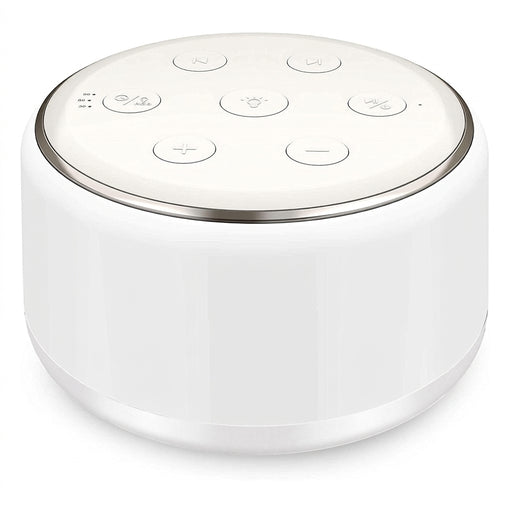 White Noise Machine – Desktop Sleep Sound Machine for Baby with 34 Sounds & 7‑Colour Night Light
