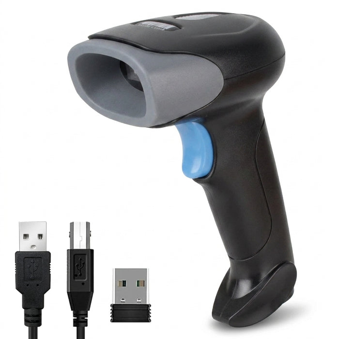 U20 1D/2D Handheld Barcode & QR Scanner — USB · 2.4G Wi‑Fi · Bluetooth