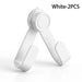 Drill‑Free Suction Cup Rotating Kitchen Rack — Wall‑Mounted Pot Lid & Chopping Board Holder with Hooks