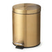 Modern 5L Stainless Steel Foot Pedal Bin — Champagne Gold