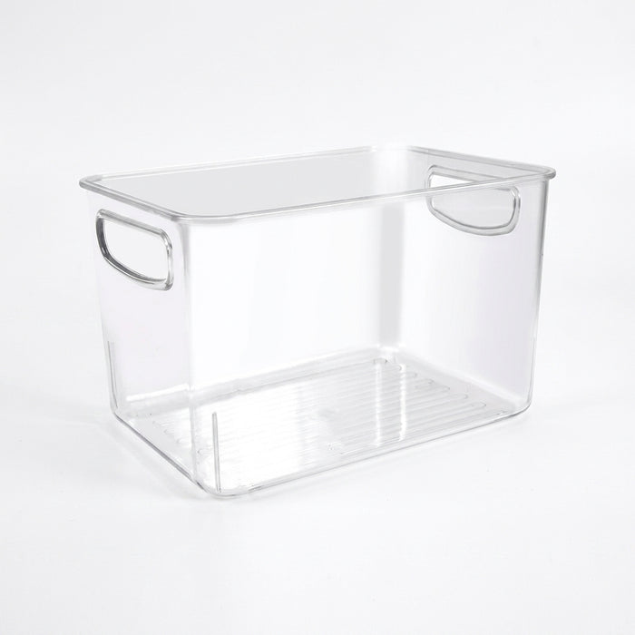 Fridge Storage Boxes – Stackable Plastic Organisers for Cans & Pantry