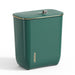 Hanging Bin for Cabinet Door with Lid — Wall-Mounted Kitchen & Bathroom Bin