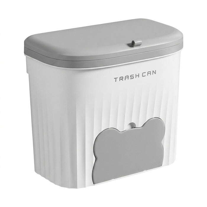 Cabinet Compost Bin with Lid — 6L or 10L, Wall‑Mount or Free‑Standing