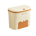 Cabinet Compost Bin with Lid — 6L or 10L, Wall‑Mount or Free‑Standing