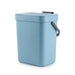 Kitchen Food Waste Bin — Small Countertop Compost Caddy with Lid, Wall-Mountable (3L & 5L)