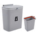 Kitchen Compost Bin — 9L Hanging Bin with Odour-Sealing Lid