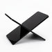 Acrylic Book Stand — Folding Display Holder for Cookbooks, Bibles & Texts (S/L, Black/White/Clear)