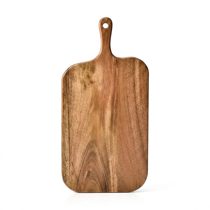 Acacia Wooden Cutting Board with Handle — Chopping & Serving Board (about 38cm & 41cm)