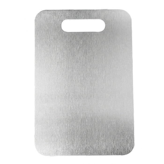 Stainless-steel Cutting Board — Thickened, Double-sided Food‑Grade Chopping Board
