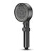 8-Mode High-Pressure Black Handheld Shower Head — Water-Saving, Fall-Resistant
