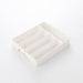 4 or 5-Compartment Cutlery Drawer Organiser – PP Tray, Easy Clean (White)