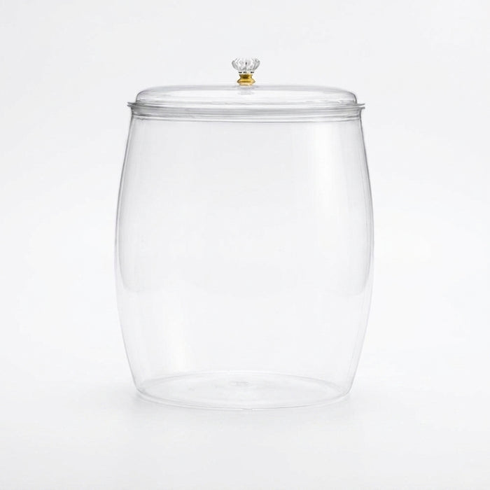 Multi‑functional Lidded Storage Jar — 2.2L to 18L Clear Acrylic