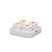 Rechargeable Flameless LED Tea Lights with Remote & Timer — 3D Flicker